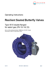 Operating Instructions Resilient Seated Butterfly Valves Type 4510 double flanged