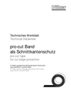 Technical Datasheet pro-cut tape