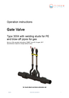 Operation instructions Gate Valve Type 3004