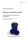 Operating instructions Service connection valves Type 1004