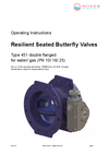 Operating Instructions Resilient Seated Butterfly Valves Type 451 double flanged